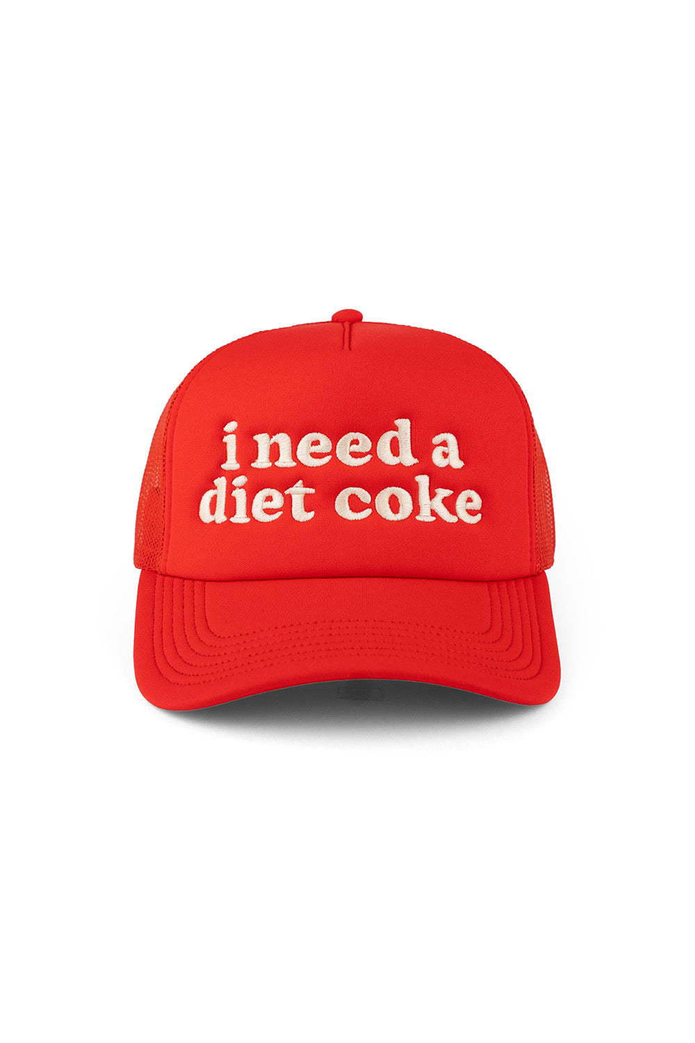 Pearl of the West Diet Coke Hat in Fire — Front view