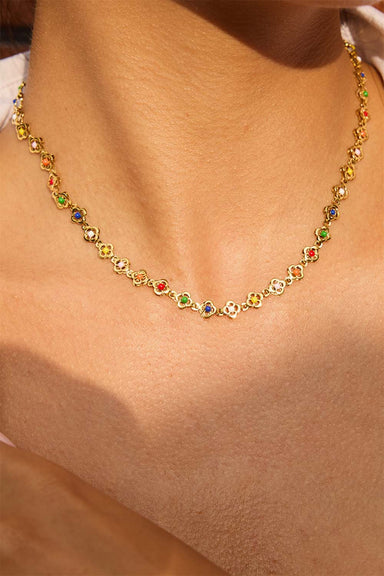 Pearl of the West Drip Oil Flower — Worn view