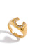 Pearl of the West Horseshoe Ring — Product view, angled