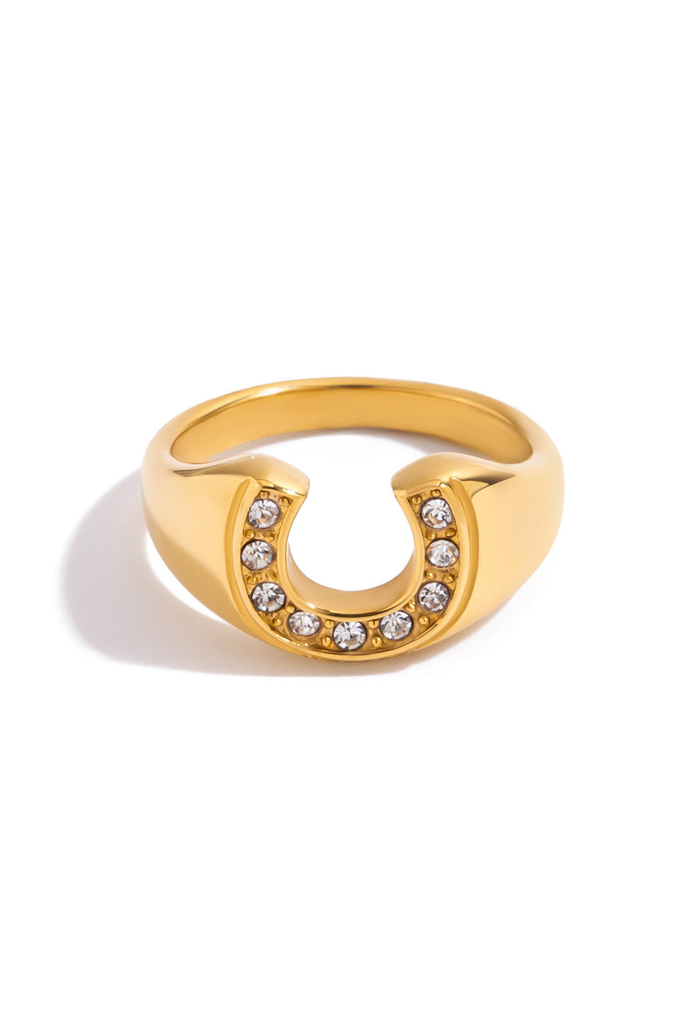 Pearl of the West Horseshoe Ring — Product view