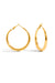 Pearl of the West Lo Hoops in 18K Gold Plated SS — Product view