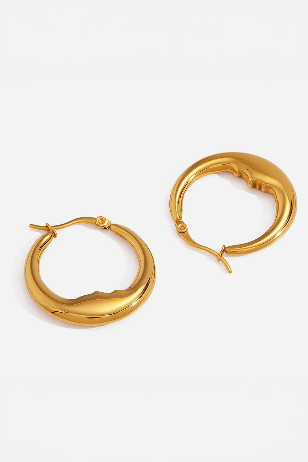 Pearl of the West Moon Hoops — Product view