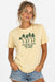 Pearl of the West Pines Tee in Butter — Front view