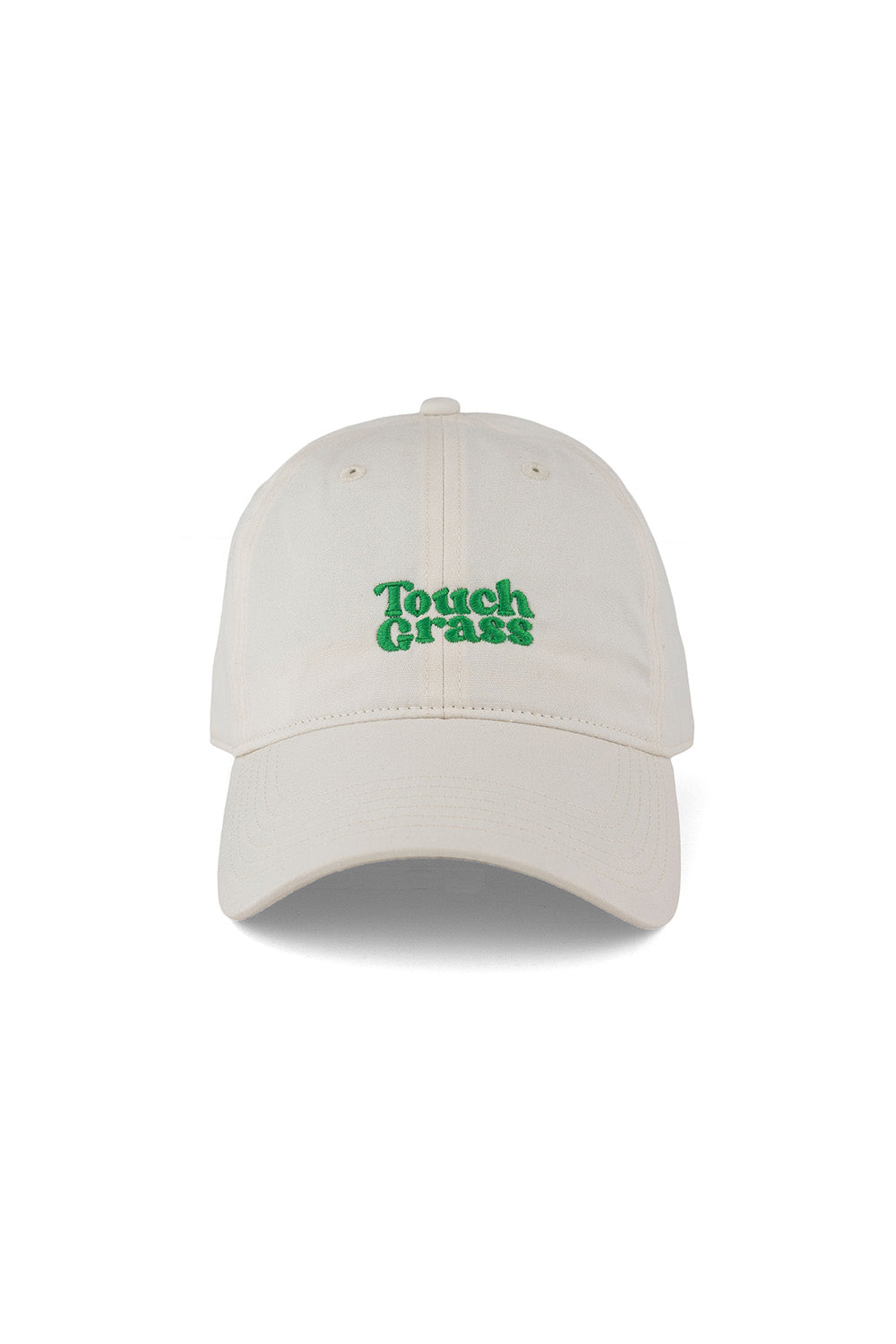 Pearl of the West Touch Grass Hat in Ecru — Front view