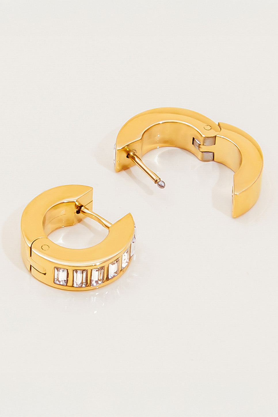 Pearl of the West - BLING EARRING 18K GP SS - Open