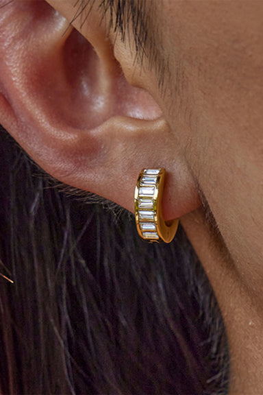 Pearl of the West - BLING EARRING 18K GP SS - Model