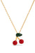 Pearl of the West - CHERRY NECKLACE 18K GP SS