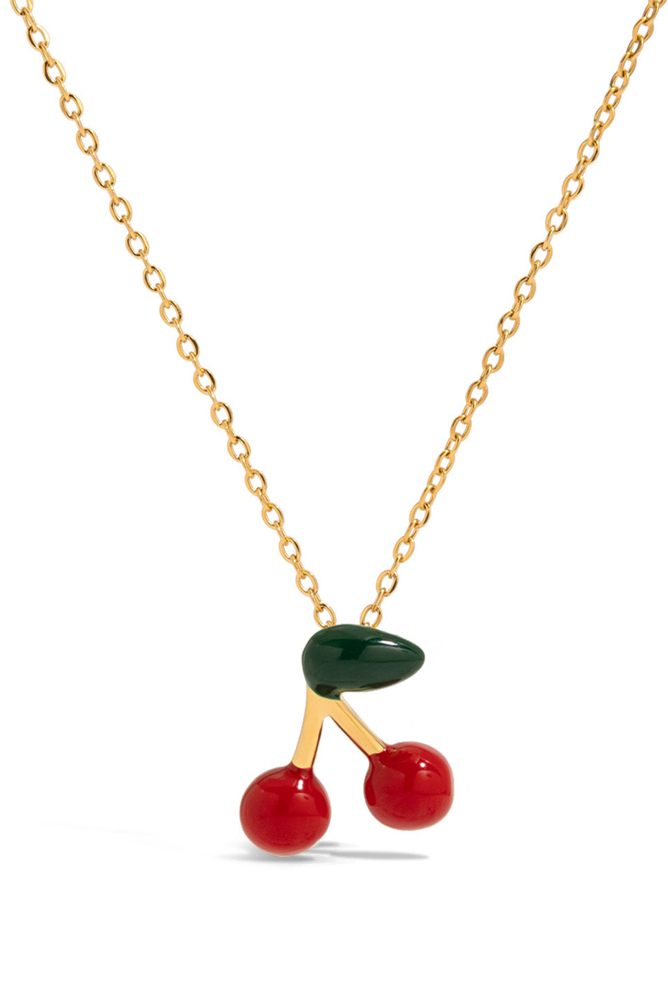 Pearl of the West - CHERRY NECKLACE 18K GP SS