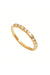 pearl of the west cz stacker ring