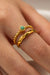Pearl of the West - DBL AMAZONITE RING - Model