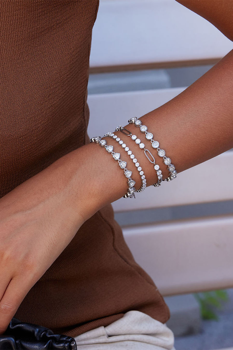 pearl of the west dorothy xl tennis bracelet model