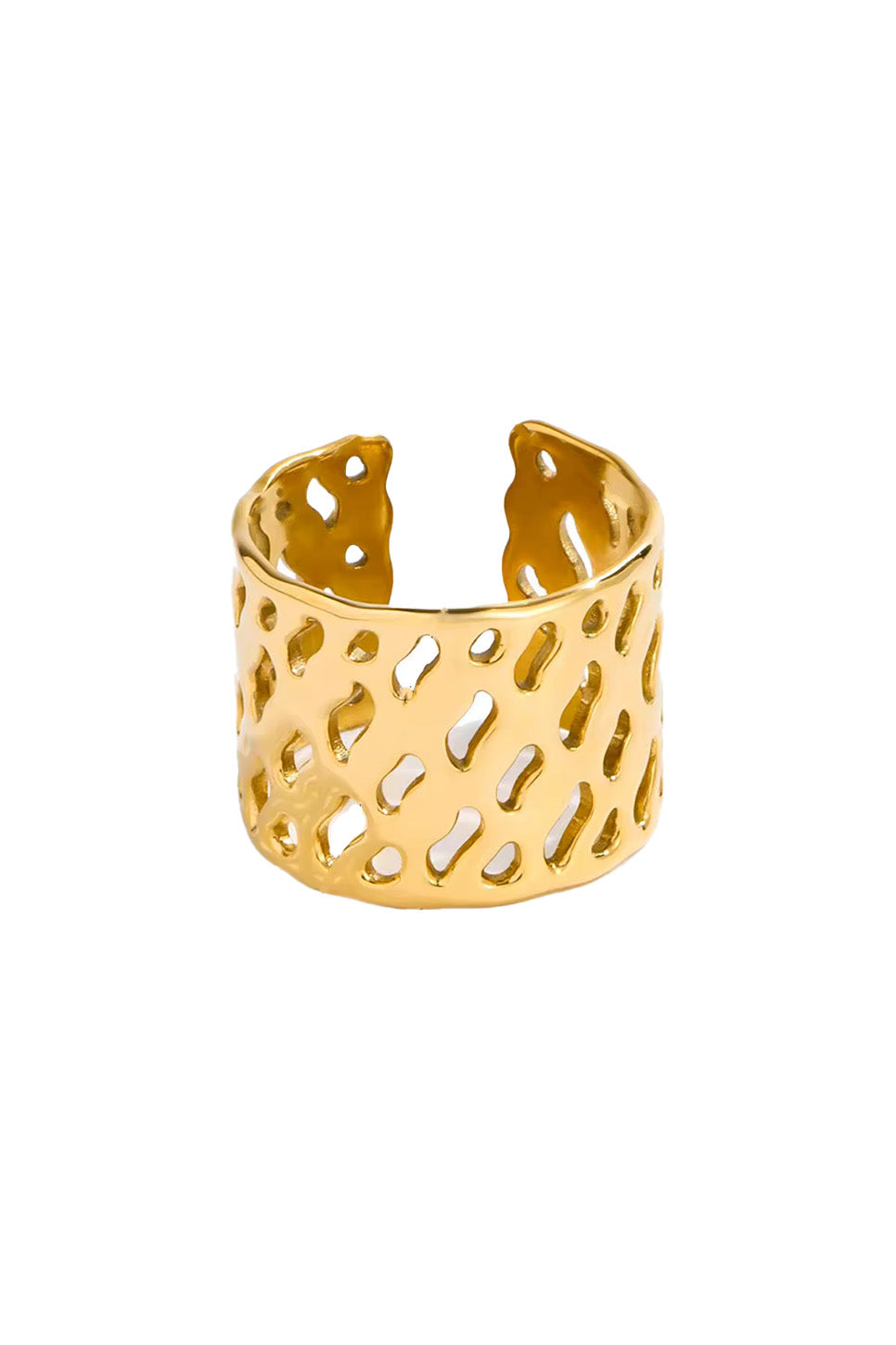 pearl of the west leopard ring gold