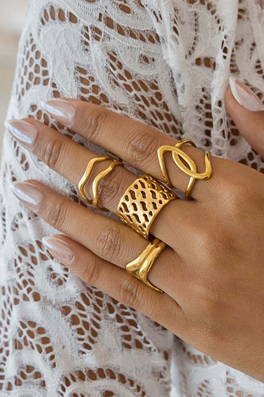 pearl of the west leopard ring gold model