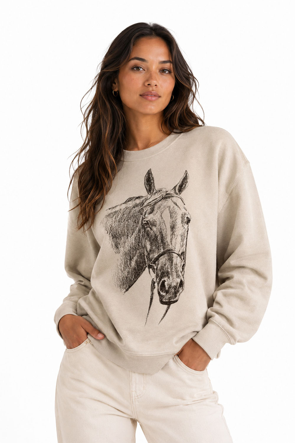 pearl of the west long days crew faded bone
