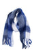 Pearl of the West - Long Plaid Scarf - Dark Blue