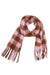 Pearl of the West - Long Plaid Scarf - Dusty Rose