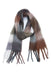 pearl of the west long plaid scarf hunter