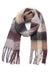 Pearl of the West - Long Plaid Scarf - Orchard