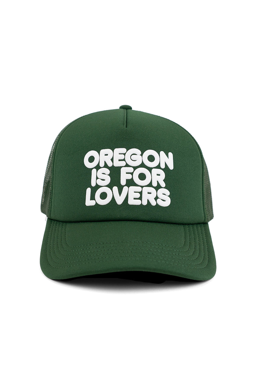 pearl of the west oregon lovers hat forest green front