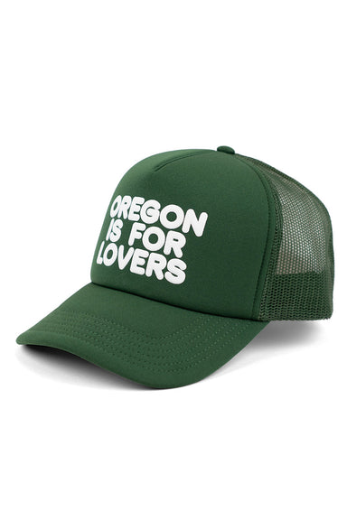 pearl of the west oregon lovers hat forest green profile