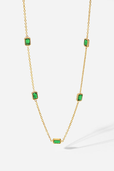 Pearl of the West - OZ NECKLACE 18K GP SS