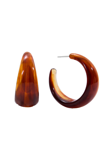 pearl of the west resin c-hoops 8k gp ss brown