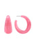 pearl of the west resin c-hoops 8k gp ss pink