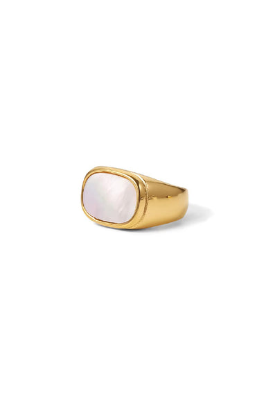 pearl of the west shell eternity band