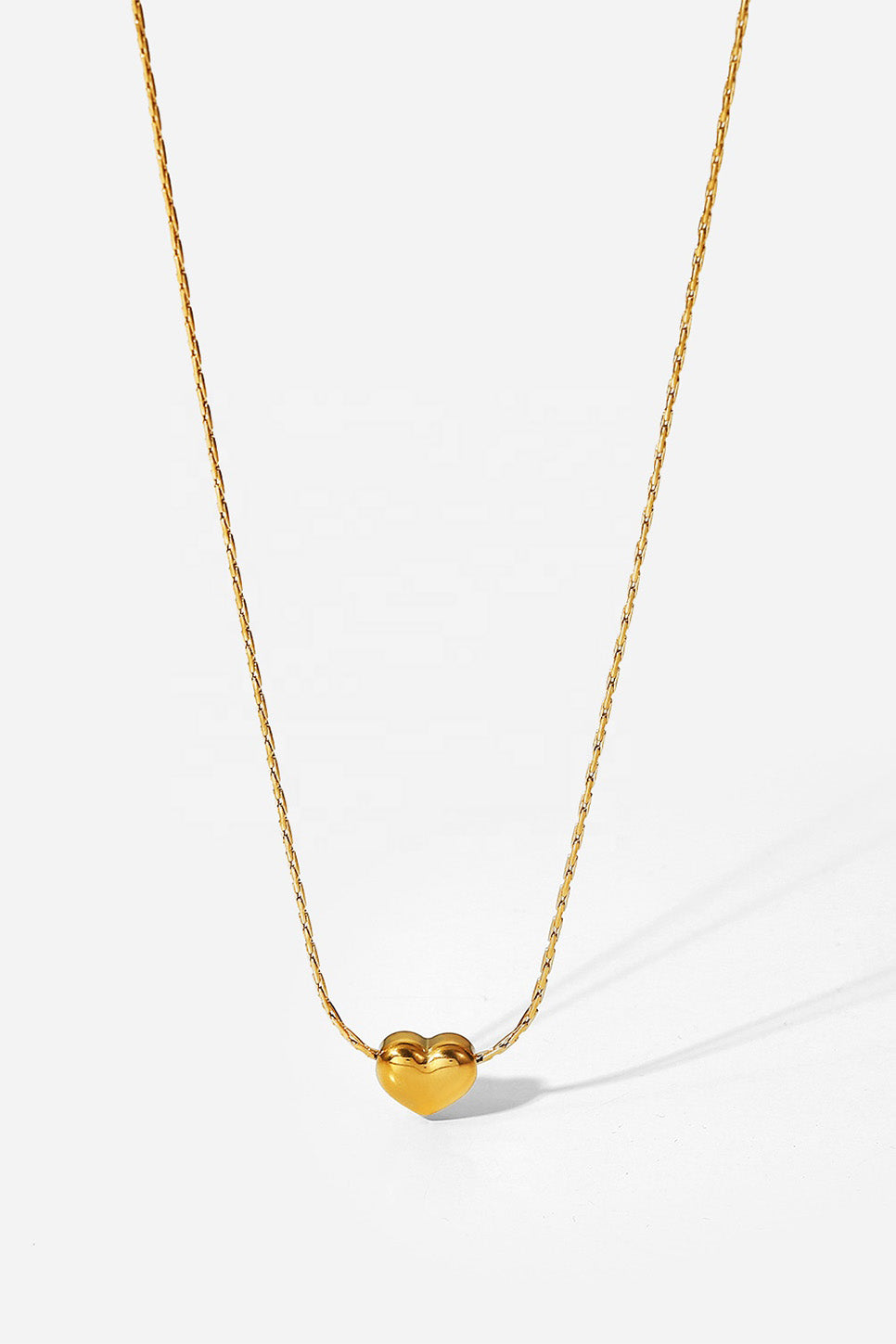 Pearl of the West - SIMPLE HEART NECKLACE 18K GP SS