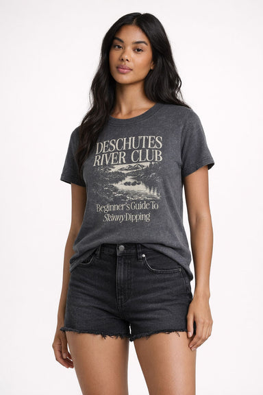 pearl of the west skinny dip bend tee black stone