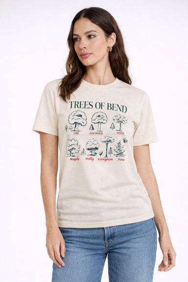 pearl of the west trees of bend tee ecru