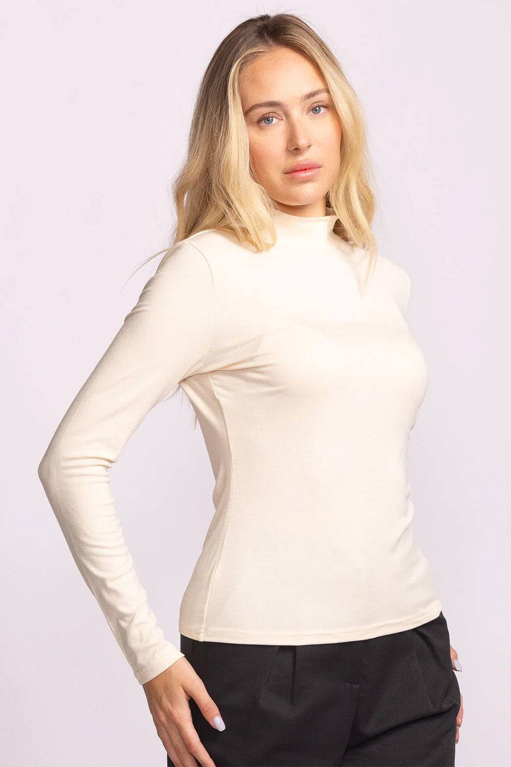 Pink Martini - Vienna Top - Off White - Side