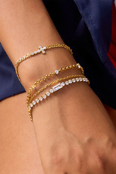 pearl of the west zircon gems bracelet model