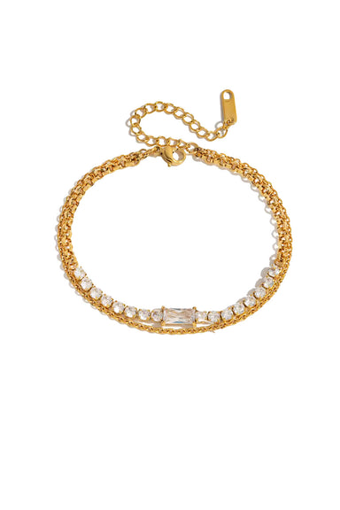 pearl of the west zircon stone bracelet 