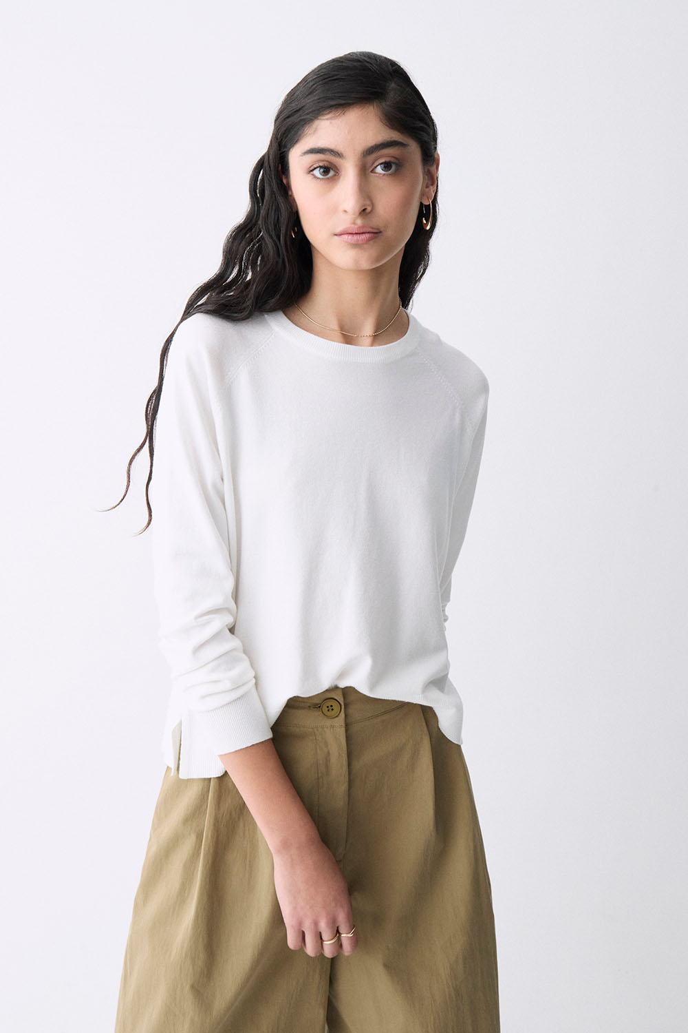 Deluc - Lorraine Sweater - Ecru - Front