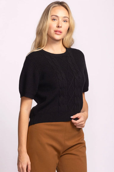 Pink Martini - Abby Sweater - Black - Side