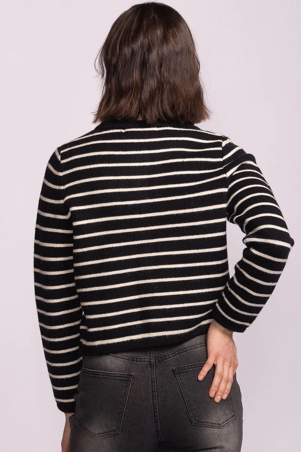 Pink Martini - Chastain Sweater - Black - Back