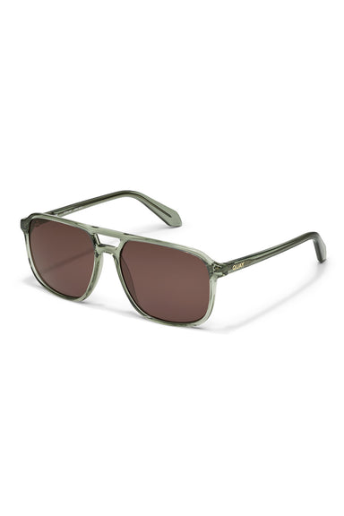 Quay - On the Fly - Moss/Brown - Profile