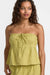 RVCA - Peyton Tube Top - Martini Olive - Detail