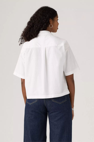 Levis - Harlie SS Cropped - Bright White - Back