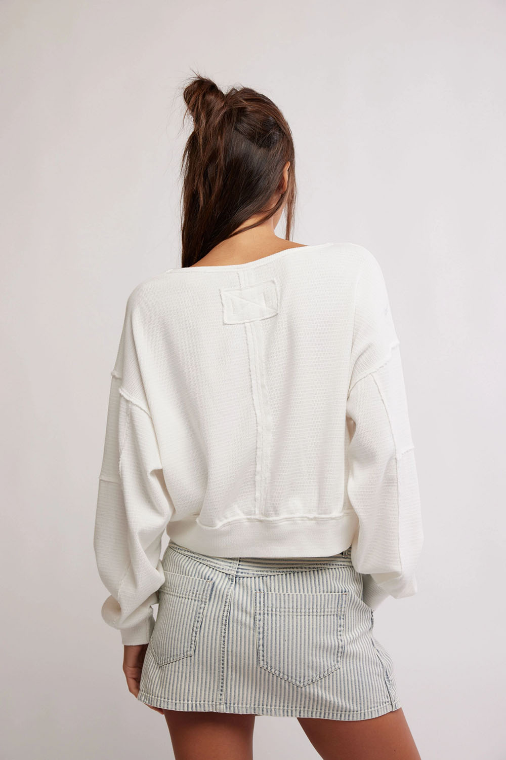 Free People - Ife Pullover - Ivory - Back