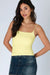Niki Biki - Square Cami  - Pale Lemon