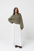 Rhythm - Classic Knit Jumper- Olive