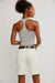 Free People - Hayley Racerback Brami - Heather Grey - Back