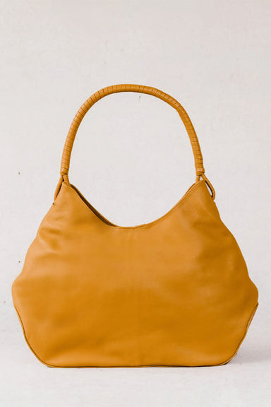 Able - Jackee Relaxed Shoulder Bag - Cognac - Front