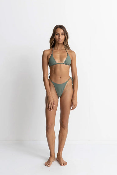 Rhythm - Classic Tie Side Pant - Olive