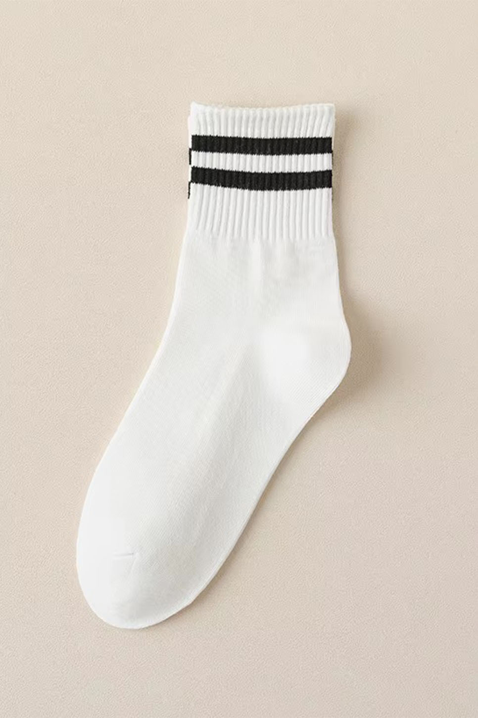 Pearl of the West - Girlfriend Sock - White/Black