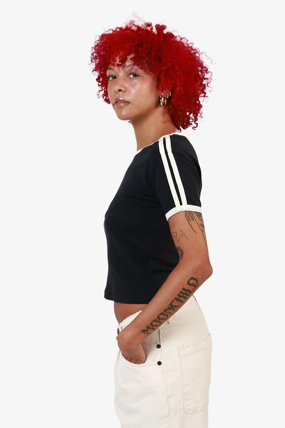 Girl Dangerous - Yippee Ki Yay - Black/Bone - Side