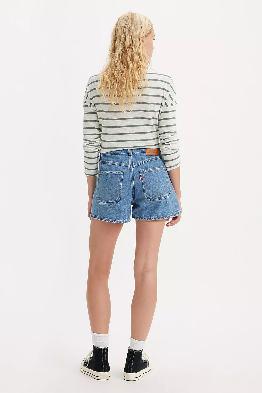 Levis - 80s Mom Short - Patches - Back