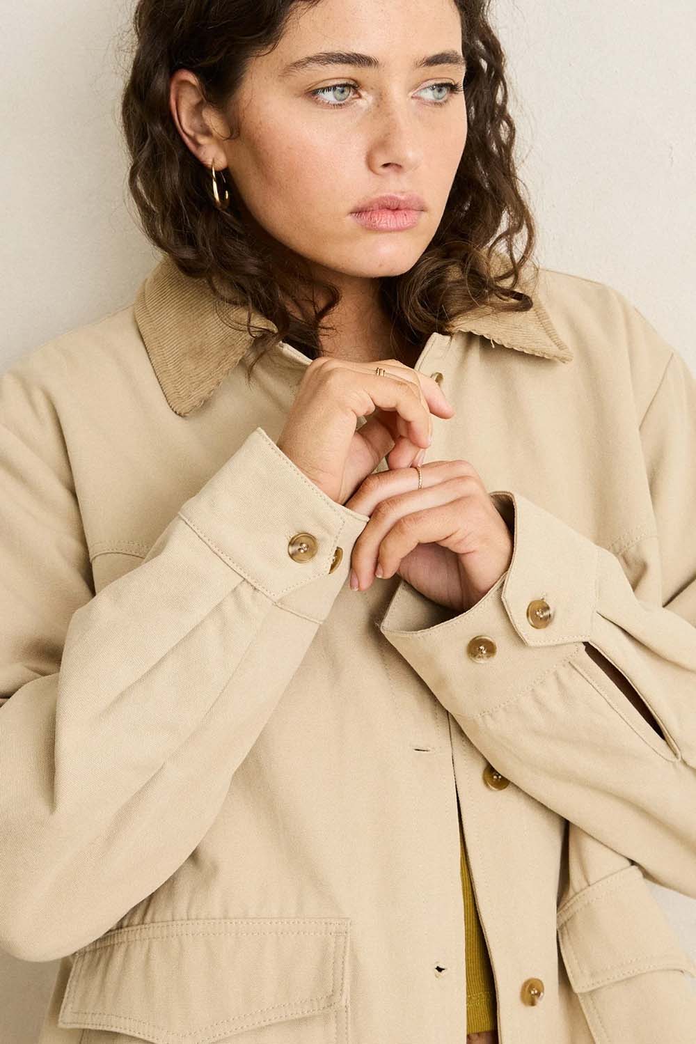 rhythm sundown jacket sand detail